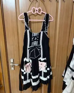 黒いゴスロリ・ロリータドレス