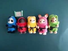 シルバニアファミリー 忍者人形5体セット