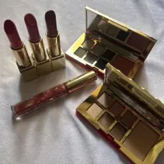 セット売り 6点 ESTEELAUDER コスメ クリスマスコフレ 限定 リップ