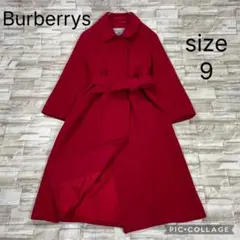 【極美品】Burberry 赤 ダブルブレストコート 2025年最新】バーバリー トレンチコート 赤の人気アイテム