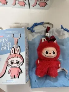 ラブブ LABUBU PIN FOR LOVE イニシャルアルファベット　X