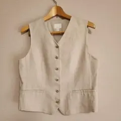 H&M リネンブレンド ベスト EUR 40