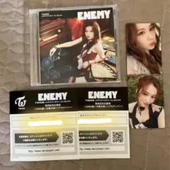TWICE Enemy サナ CD トレカ シリアル