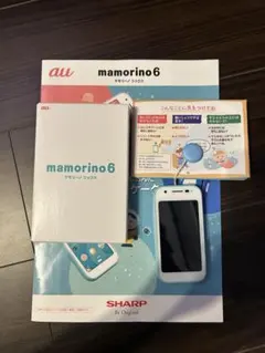 SHARP mamorino6 水色 本体