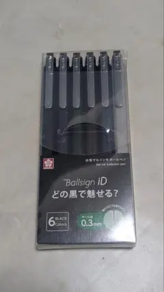 【未使用】ボールサインiD 0.3mmサクラクレパス 6色セットのサムネイル