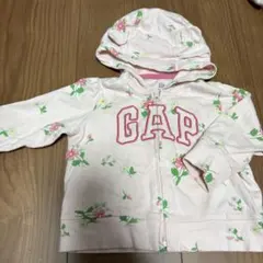babyGAP 花柄フード付きトレーナー 3-6ヶ月