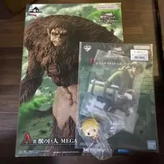 進撃の巨人 一番くじ 獣の巨人 フィギュア リヴァイ アクリルスタンド
