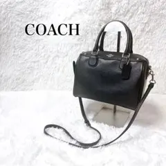 【美品】コーチ ハンドバッグ ショルダーバッグ　 2way 黒 F57521