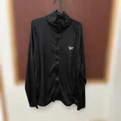 Reebok リーボック ジップアップ ジャージ ブラック Lサイズ