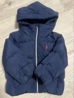 ポロ・ラルフ・ローレン フード付きダウンジャケット ネイビー