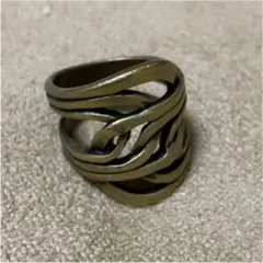 ヴィンテージ ゴールドアーマーリング