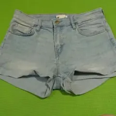 【ジュニア ティーンズ サイズ】H＆M 165センチ デニム ショート パンツ