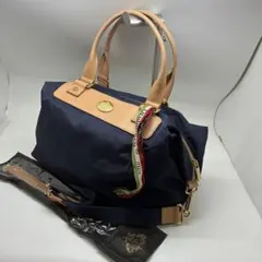 美品　Orobianco オロビアンコ　2WAY トートバッグ ネイビー　大容量のサムネイル