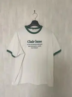 INGNI ロゴ刺繍 ホワイト グリーン
