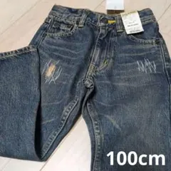 Daddy oh Daddy ダメージジーンズ　100cmのサムネイル