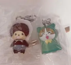 モンチッチめじるしアクセサリー ベビチッチ、モフサンド　レインコート　チムたん