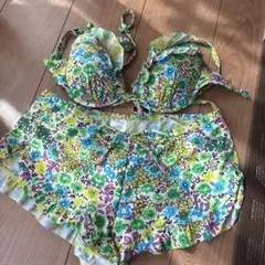 花柄セパレート水着・ビキニ