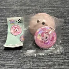 くら寿司 キャッチ！ティニピン ハチュピン オーロラ缶バッジ