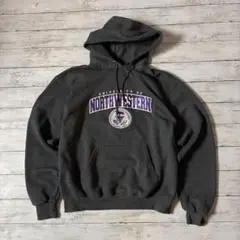 Champion チャンピオン パーカー M チャコールグレー カレッジロゴ