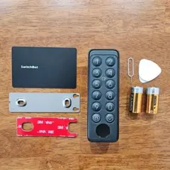 SwitchBot 指紋認証パッド ワイヤレス カードキー付き