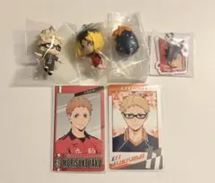 ハイキュー‼︎ でふぉフィグ！ スナップマイド カプセルトイ 研磨 月島蛍 他