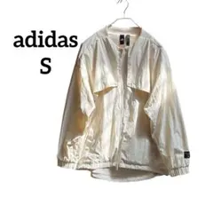 【adidas】アディダス　IDルーズフィットウーブンジャケット　S ベージュ