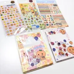 平成レトロ みかんぼうや シール ミニレターセットまとめ売り 当時物 平成女児