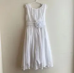 キッズ140♡フォーマルドレス♡ホワイト♡結婚式♡発表会