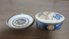 Royal Doulton ロイヤルドルトン ミレニアム2000 小物入れ&小皿