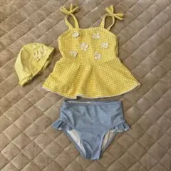 プティマイン　水着　120 帽子　M