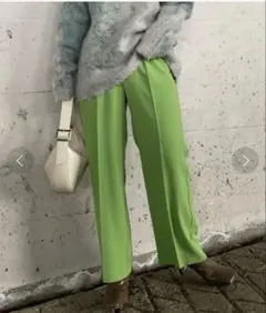 Frayid ワイドパンツ ハイツイストツイルタックパンツのサムネイル