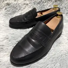 美品✨SHIPS 25.0cm コインローファー ブラック ビジネスシューズのサムネイル