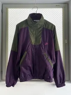 00s NIKE ナイロンジャケット 刺繍ロゴ Y2K ボックスシルエット