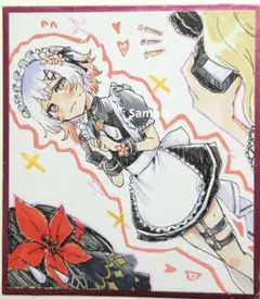 手描き アナログ イラスト 魔法少女ノ魔女裁判 桜羽エマ まのさば