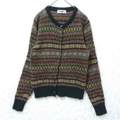 ニットマルチカラーカーディガン