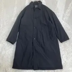 美品✨ muji labo 無印 中綿 ステンカラー ロング 黒 XL 無印良品 売り切れ続出？！それどこの？って聞かれた中綿コート