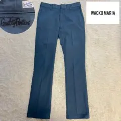 新品　Wackomaria スラックス　TROUSERS M WACKO MARIA ワコマリア スラックス パンツ ウール L 黒