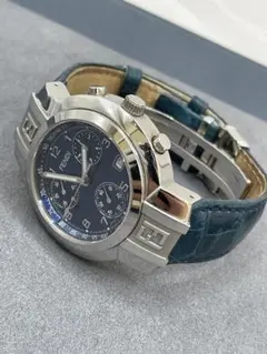 M148 FENDI フェンディ クロノグラフ 腕時計 クオーツ 青文字盤