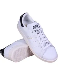 【26.0cm】スタンスミス ホワイト/ブラック 天然皮革 S75076