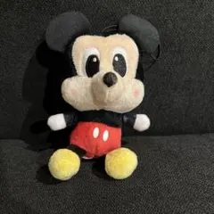 【美品】ミッキーマウス ぬいぐるみ マスコット キーホルダー