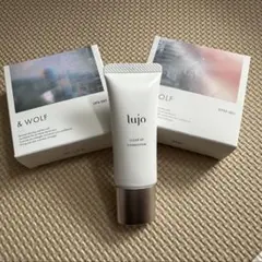 【未使用】Nオーガニック& WOLF 【2回使用】lujoファンデ SET