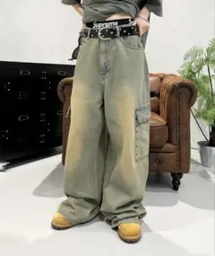 ⭐️完売品⭐️sedacle セダクル スタッズカーゴデニム S