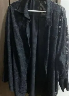 ジャガード　シャツ　L