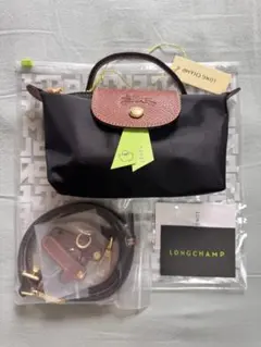 LONGCHAMP ショルダーバッグ ブラック XS