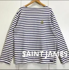 SAINT JAMES セントジェームス バスクシャツ ボーダーカットソー 刺繍