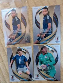 EPOCH2025-26　日本代表　サッカー　パラレル含む4枚