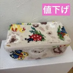 フェイラー　ハイジペイズリー　トレーポーチ　ベージュ　WEB限定