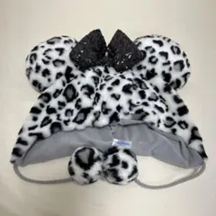 ディズニー ファンキャップ ヒョウ柄 白黒