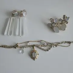 ピアス、ブレスレット　3点まとめ売り