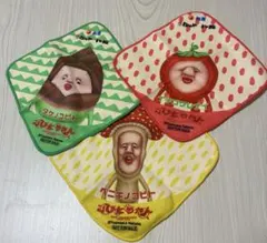 松屋×こびとづかんハンカチ 3枚セット